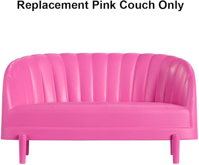 Replacement Part for Barbie Doll Dreamhouse Doll House Playset HMX10 - Replacement Pink Couch