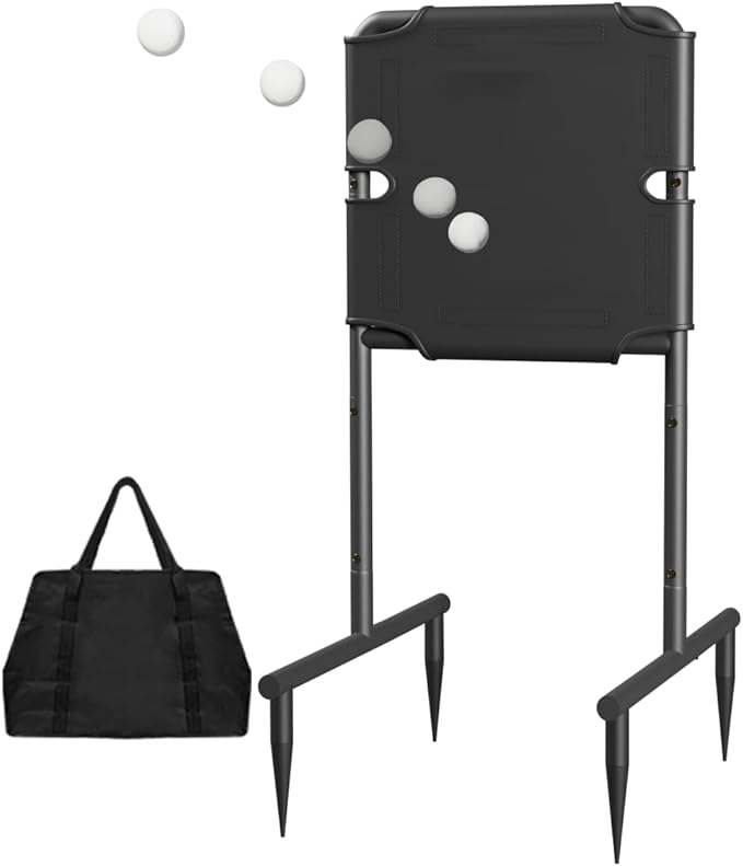 Garbuildman Baseball Strike Zone Target for Plastic Balls, Portable Metal Frame Pitching & Hitting Training Tool for Outdoor