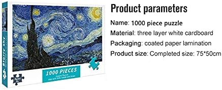 Puzzles for Adults 1000 Pieces Paper Jigsaw Puzzles Educational Intellectual Decompressing DIY Large Puzzle Game Toys Gift (03)