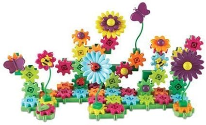 Learning Resources Gears Build & Bloom Building Set - Flower Building Set, Toddler Flower Toy, STEM Activities for Kids Ages 3-5, Garden Toys for Kids, Spring Kids Toys, Gifts for Girls 3-5