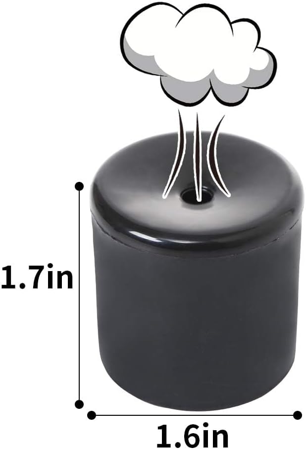4 PCS Novelty Squeeze Pooter Break Machine Funny Prank Breaking Noise Maker Handle Kids Adult Gags Practical Joke Party Gift Breaking Toy (4 Black)