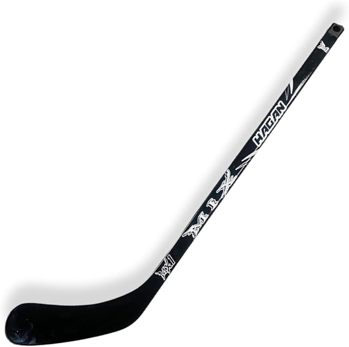 Hagan Hockey Supersized Knee Hockey Goal – Durable Portable Indoor Outdoor Net with Two PRO Composite Select Sticks, Five PRO Precision Knee Hockey Balls, Four Stakes, Ideal Backyard Sports Equipment