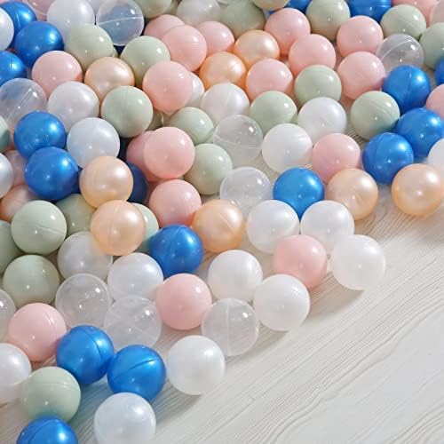 STARBOLO Ball Pit Balls for Toddlers Phthalate Free BPA Free Non-Toxic Crush Proof Play Balls for Toddlers Kids Pool Playhouse Pack of 100 200 500