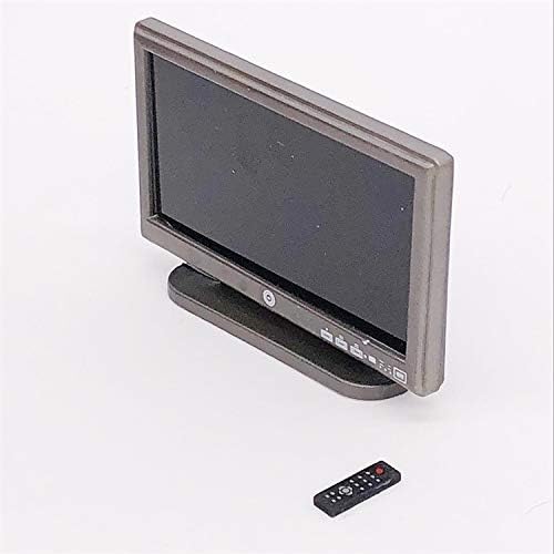 Doll House TV, 1:12 Scale Dollhouse Accessories Miniature Furniture Decor Model, Play Toy (TV)