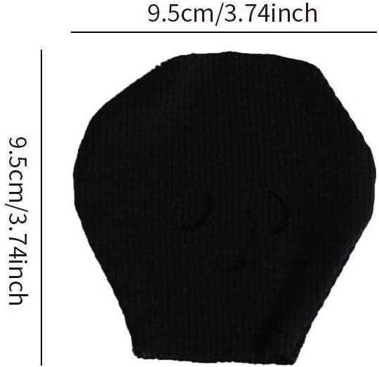 Clothes for LABUBU 17cm Doll (NO Doll), Outfit for LABUBU, Black Head Cover, Three-Layer Gold Necklace - Funny Outfits & Accessories for Unique Style