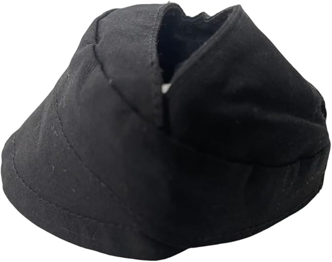 for Labubu Doll Accessories Set, 4 Colors Options Camouflage Bucket Hat and Black Sunglasses Frame(no Lenses) Casual Cap (Black)