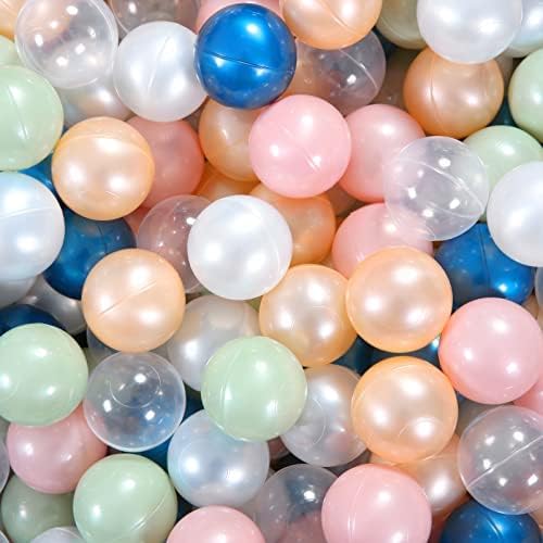 STARBOLO Ball Pit Balls for Toddlers Phthalate Free BPA Free Non-Toxic Crush Proof Play Balls for Toddlers Kids Pool Playhouse Pack of 100 200 500