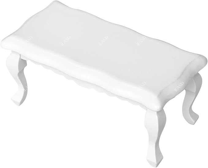 iLAND Dollhouse Furniture of Miniature Couch with Coffee Table the Beautiful Doll House Furniture Set fit 1/12 scale accessories, Elegant Rose and Birds Customized Fabric and Amazing Pleated Handiwork