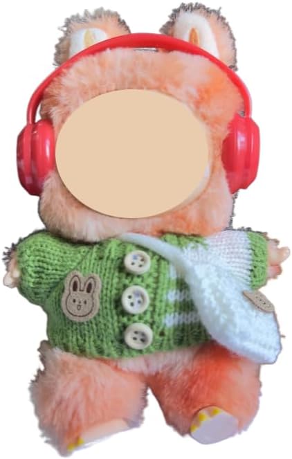 8 PCS MIni Doll Headphones for labubu ,DIY Doll Clothes Accessories Set- Dollhouse Decoration Set