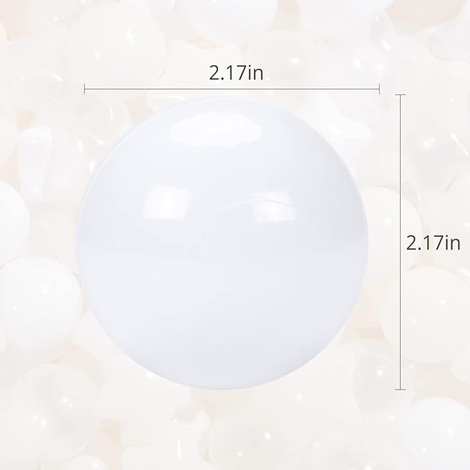 TRENDPLAY Star Ball Pit Balls for Toddlers -50 100 200 Count Star Balls Different Shapes, Non-Toxic Plastic Balls for Safe Play, Boys Girls Festival Party Decoration