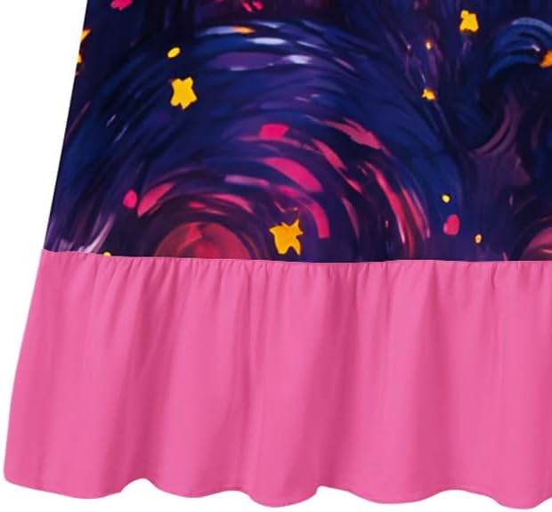 LQSZ Doll and Girl Matching Nightgown Outfit Pajamas Nightie Nightgown for Girls and Dolls Clothes
