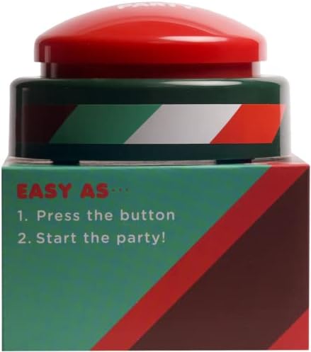 Button with 5 Songs, Instant Fun, Gag Gift for Kids & Adults, Co-workers, Teachers, Friends & Family, Office Toy, Classroom Supplies, Birthdays,Holidays & Parties(Pack of 1)