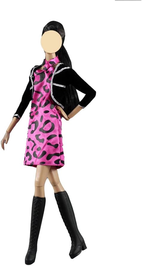 Doll Clothes, 5 Sets Outfits Spring Dresses Pants Windbreaker Hat for 11.5 inch Dolls Accessories Random Style (B)