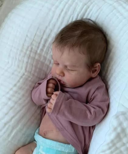 Zero Pam Full Silicone Reborn Baby Dolls Boy-20 in Reborn Baby Dolls Silicone Full Body, Anatomically Correct Realistic Babys Doll, Real Life Newborn Doll with Accessories