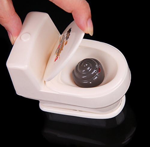 Cooplay Joke Toy Stool Toilet Seat Water Spray Trick Make Funny in Prank Funny Gag for Adult Halloween Fool's Day Christmas Party