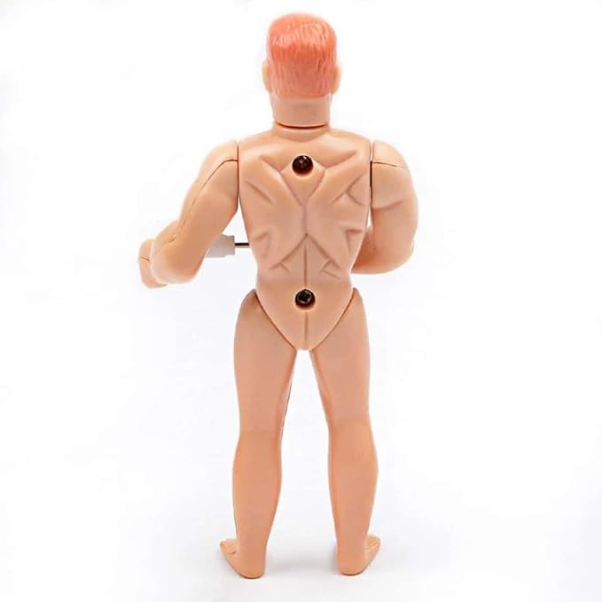 Funny Wind Up Man Toy - 5" Novelty Gag Gift for Adults, Bachelor Party Pranks & Adult Parties