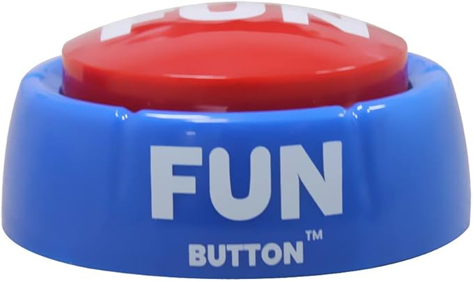 Talkie Toys Products Fun Button - Features Hilarious Fun Phrases – Talking Button for Stress Relief, Funny Gifts and More