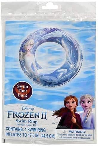 Disney Frozen 2 Themed Pool Party Toys Inflatable Swim Ring, for Summer Parties and Gift, Water Fun for All Disney Elsa Anna Olaf Fans