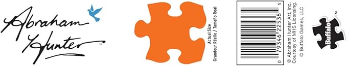 Buffalo Games - Proud Pair - Abraham Hunter - 300 Oversized Piece Fall Jigsaw Puzzle - Larger Shapes - Great for Adults, Seniors, Family, Kids - Easy to Grip - Seasonal Autumn Artwork