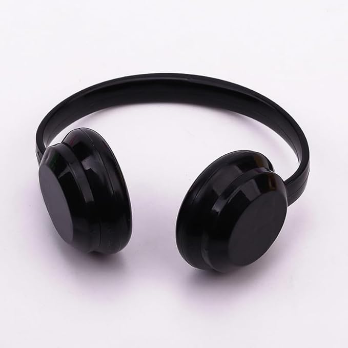 17cm Doll Accessory - Miniature Headphones Acrylic Material, Suitable for Photography and Display | Suitable for 17cm Doll (Black Earphones（no Doll)