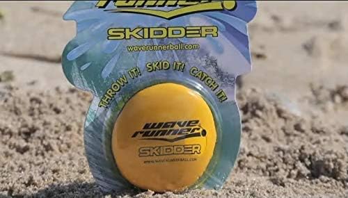 Wave Runner Water Bouncing Frisbee- Disc That Bounces, Skids, and Skips On Water | The Perfect Beach and Pool Toy (Color May Vary)