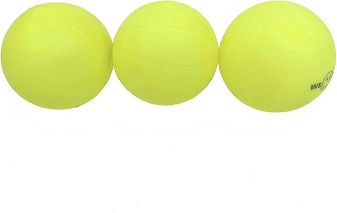 Spike Replacement Balls, Roundnet Game Extra Balls, Glow in The Dark Ball, Lawn Beach Water Pool, Yard Pong Bucket Toss Game Ball - Play at Night, Light Up for 20-30 Minutes