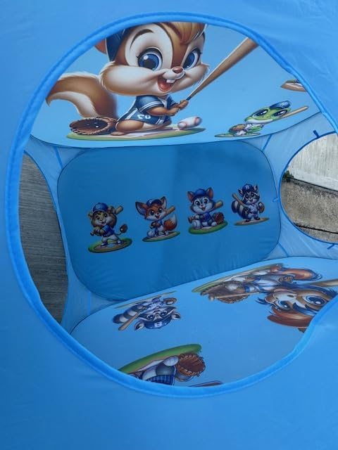 Pop Up Kids Play Tent – Foldable Playhouse for Boys, Girls, Toddlers & Babies with Carry Bag, 44 X 27'' Polyester, See-Through Breathable Mesh, Ideal for Birthday Gift, Kids Tent Indoor Outdoor