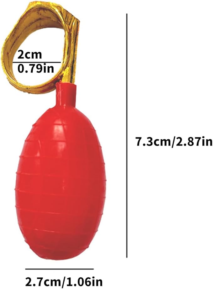 Novelty Water Squirting Rings Toy with Invisible Sprinkler for April Fools Day Pranks and Party Gathering Entertainment Trick Toy