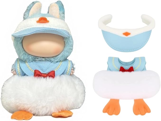 2026 New 17cm (6.7 inch) Fashion Doll Clothing Set. Cute Duck-Themed Jumpsuit with Adorable Accessories. Perfect for Styling Your Fashion Doll