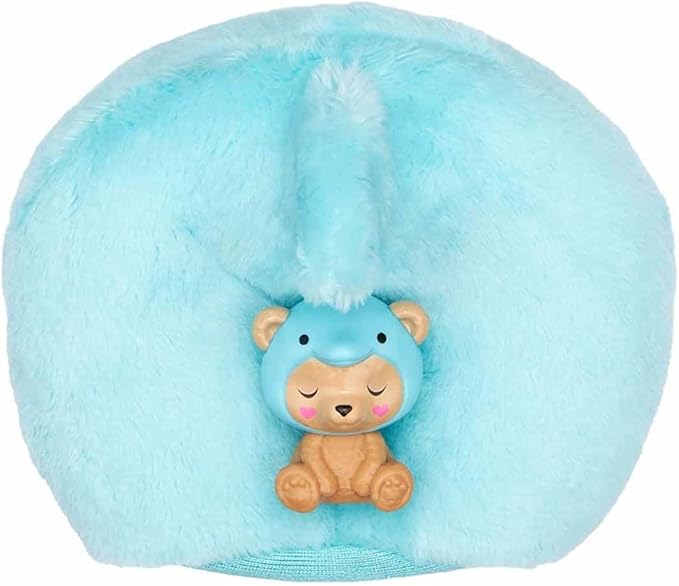 Barbie Cutie Reveal Doll & Accessories with Animal Costume & 10 Surprises Including Color Change, Teddy Bear as Dolphin in Costume-Themed Series