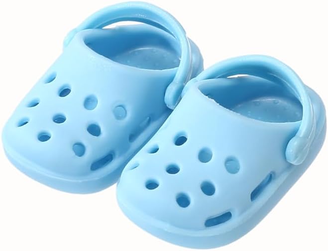 5 Pairs of Doll Shoes Suitable for 17cm Dolls, 5 Colors Suitable for Different Clothing Styles, 17cm Doll Accessories (5 Pcs A)