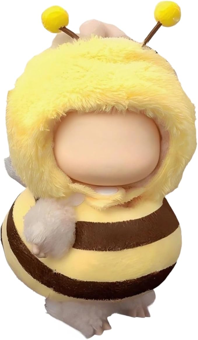 2026 New Adorable Bee Clothes for LABUBU 17cm Doll, Outfits for LABUBU, Cute and Premium Accessories for LABUBU (Doll Not Included)
