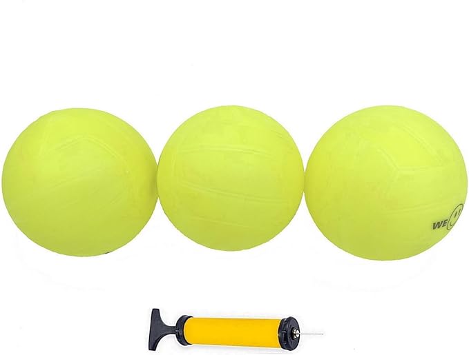 Spike Replacement Balls, Roundnet Game Extra Balls, Glow in The Dark Ball, Lawn Beach Water Pool, Yard Pong Bucket Toss Game Ball - Play at Night, Light Up for 20-30 Minutes