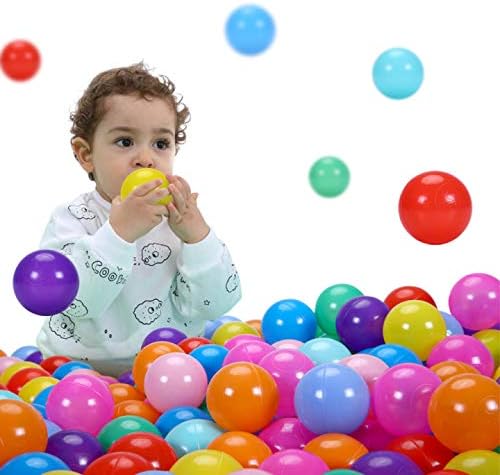 STARBOLO Ball Pit Balls for Toddlers Phthalate Free BPA Free Non-Toxic Crush Proof Play Balls for Toddlers Kids Pool Playhouse Pack of 100 200 500