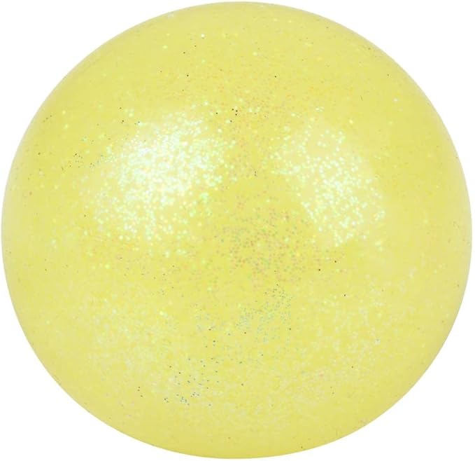 Rhode Island Novelty 1.6" Squish Sticky Glitter Orbs- 1 Card per Order