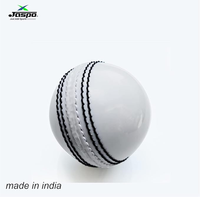 jaspo Incrediball Soft T20 Cricket Training Ball-1 Ball Indoor Outdoor Play and Cricket Practice 229 Cm Circumference, PVC Material, Colour- White