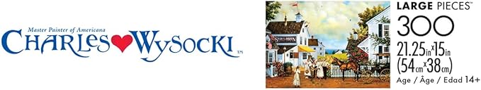 Buffalo Games - Charles Wysocki - Fun Lovin' Silly Folks - Jigsaw Puzzle for Adults - Challenging Puzzle Perfect for Game Nights - Finished Size is 21.25 x 15.00