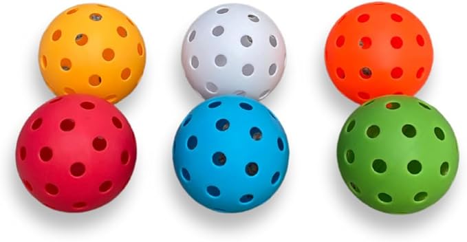 bucketgolf Game Official Size and Weight Extra Balls (6 Pack) - Replacement Balls Works for All Lawn Golf Game Sets.
