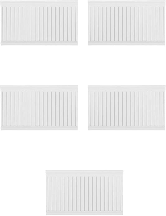 Toyvian Pcs Miniature Dollhouse Wall Trim Intricate Wainscoting Panels Decorative Miniature Accessories for DIY Decor