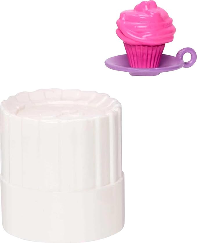 Barbie Doll & Accessories, Career Pastry Chef Doll with Hat, and Cake Slice