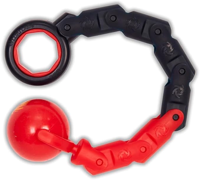Original Finger Spinner Skill Toy for Kids & Teens, Cool Fidget Spinner for Fun Tricks, Builds Focus, Hand-Eye Coordination, Dexterity, Reflexes & Motor Skills - Red Dragon