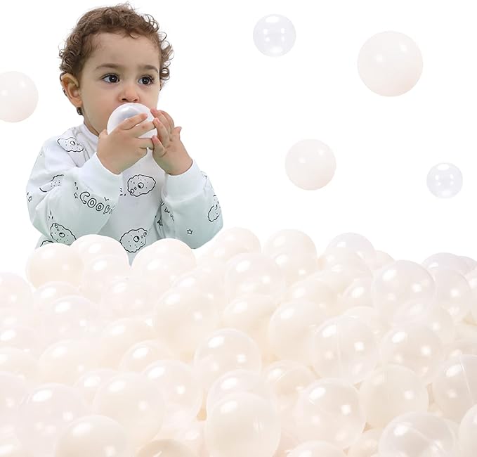 STARBOLO Ball Pit Balls for Toddlers Phthalate Free BPA Free Non-Toxic Crush Proof Play Balls for Toddlers Kids Pool Playhouse Pack of 100 200 500