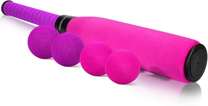 CeleMoon 22 Inch Soft Foam Kids Baseball Bat Set with Balls | Gift Toys for Children Toddlers Boys Girls Age 3-5-8 Outdoor Indoor Sport T Ball Game Playing