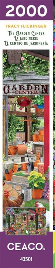 Ceaco - Tracy Flickinger - The Garden Center - 2000 Piece Jigsaw Puzzle