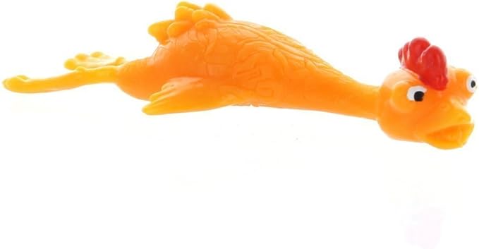 Rhode Island Novelty Stretchy Flying Chicken (12 Pack) Slingshot
