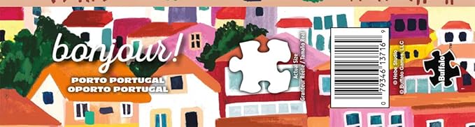 Buffalo Games - Bonjour - Porto Portugal - 1000 Piece Jigsaw Puzzle for Adults - Challenging Puzzle Perfect for Game Nights
