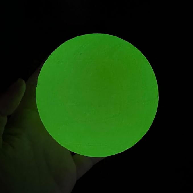 Spike Replacement Balls, Roundnet Game Extra Balls, Glow in The Dark Ball, Lawn Beach Water Pool, Yard Pong Bucket Toss Game Ball - Play at Night, Light Up for 20-30 Minutes