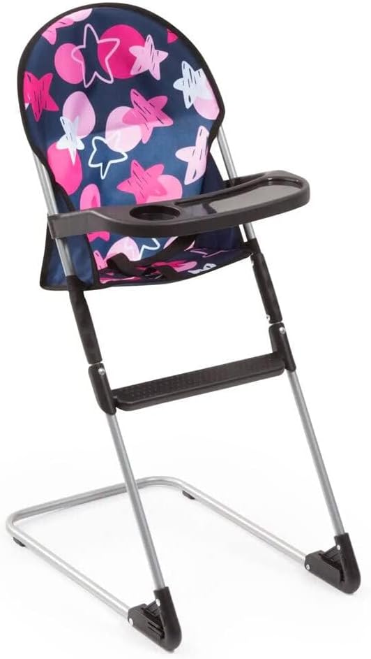 Bayer Real Life Baby Doll Accessories - 9-in-1 Furniture Set with Highchair, Travel Bed, Dining Set