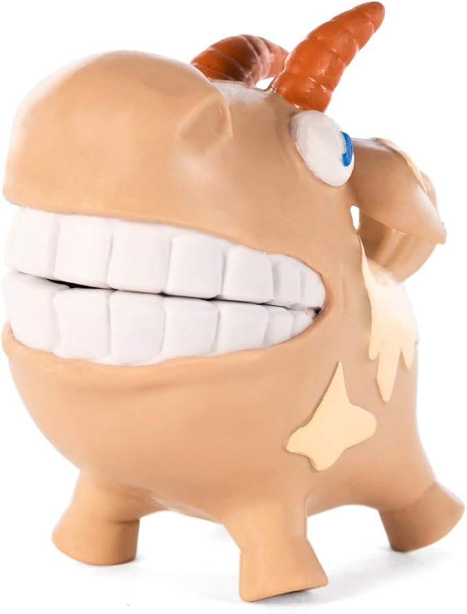 Hog Wild Scream-O Screaming Goat Toy - Squeeze The Goat's Cheeks and It Makes a Hilarious Screaming Sound - Funny Stocking Stuffer, Christmas, Prank, Novelty, Gag Gift for Kids, Adults, Coworkers