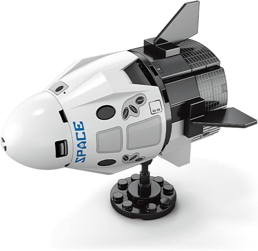 Vilbocr Dragon Spaceship Building Blocks (88 PCS) - STEM Toys for Kids Ages 6-12, Creative Construction Kit for Space Exploration, Cool Birthday Gift for Boys & Girls